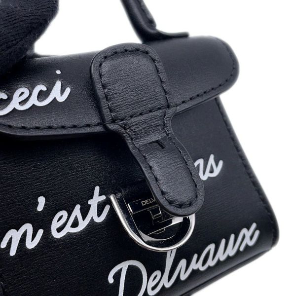 デルボー バッグチャーム ブリヨン Delvaux チャーム キーホルダー デルヴォー黒