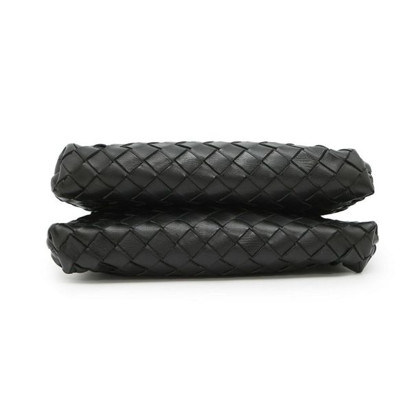 ボッテガヴェネタ ショルダーバッグ イントレチャート デュオ 651938 BOTTEGA VENETA 黒