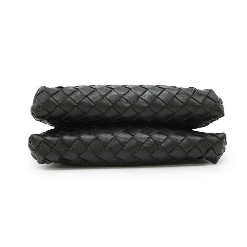 ボッテガヴェネタ ショルダーバッグ イントレチャート デュオ 651938 BOTTEGA VENETA 黒