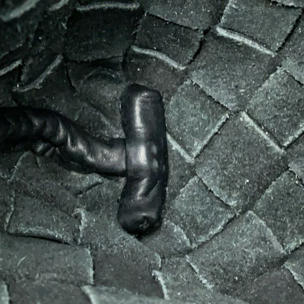 ボッテガヴェネタ ショルダーバッグ イントレチャート デュオ 651938 BOTTEGA VENETA 黒