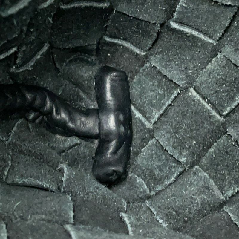 ボッテガヴェネタ ショルダーバッグ イントレチャート デュオ 651938 BOTTEGA VENETA 黒