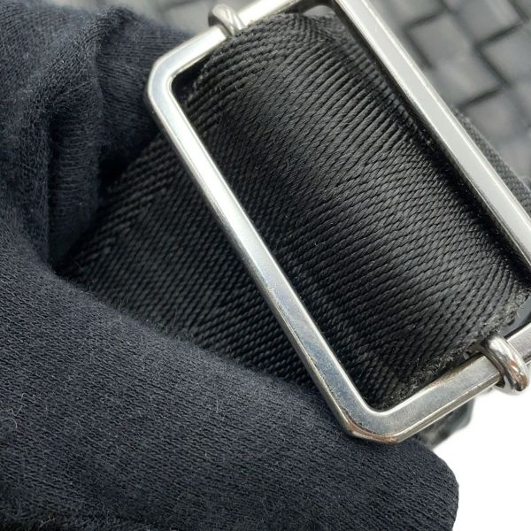 ボッテガヴェネタ ショルダーバッグ イントレチャート デュオ 651938 BOTTEGA VENETA 黒