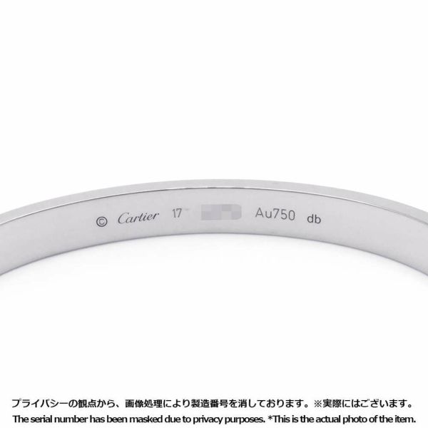 カルティエ ブレスレット ラブブレス K18WGホワイトゴールド サイズ17 旧型 Cartier ジュエリー