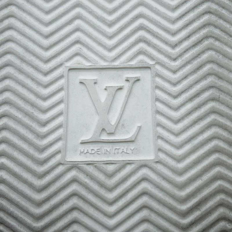 ルイヴィトン スニーカー モノグラム・デニム ビバリーヒルズ・ライン メンズサイズ6 1/2 1ACQL3 靴 ブラック 黒