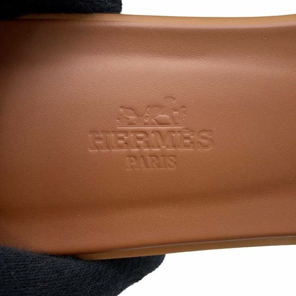 エルメス サンダル オラン カーフレザー レディースサイズ39 1/2 HERMES 靴