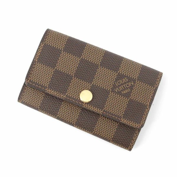 ルイヴィトン キーケース 6連 ダミエ・エベヌ ミュルティクレ6 N62630 LOUIS VUITTON ヴィトン