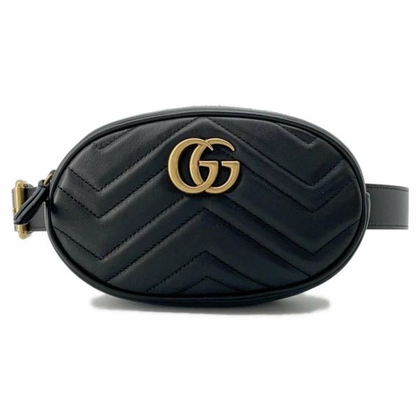 グッチ ウエストバッグ GGマーモント キルティングレザー ベルトバッグ サイズ85.34 476434 GUCCI バッグ