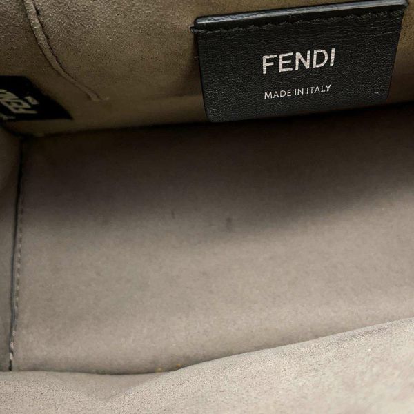 フェンディ チェーンショルダーバッグ ミニ キャナイ エフ 8BT286 FENDI バッグ 黒