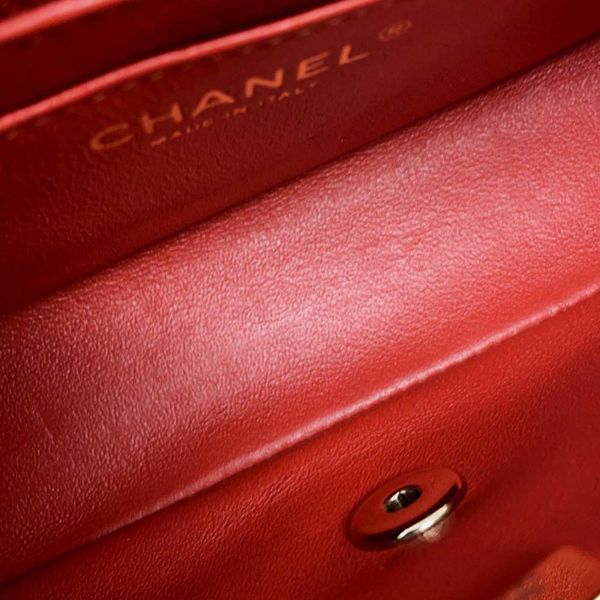 シャネル チェーンショルダーバッグ ココマーク ラムスキン A69900 CHANEL ミニ フラップ バッグ