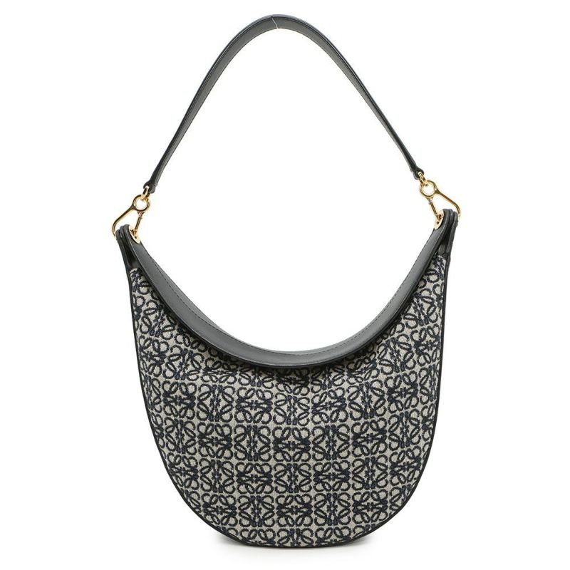 ロエベ ショルダーバッグ ルナバッグ ジャカード レザー A923PL9X01 LOEWE ワンショルダー 黒