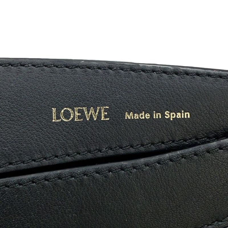 ロエベ ショルダーバッグ ルナバッグ ジャカード レザー A923PL9X01 LOEWE ワンショルダー 黒