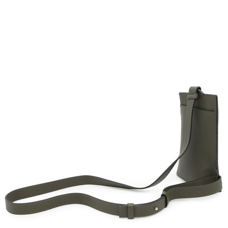 ロエベ ボディバッグ アナグラム バーティカル Tポケット レザー C500P02X02 LOEWE