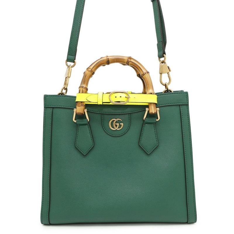 グッチ ハンドバッグ ダイアナ スモール バンブーハンドル 660195 GUCCI 2wayショルダーバッグ