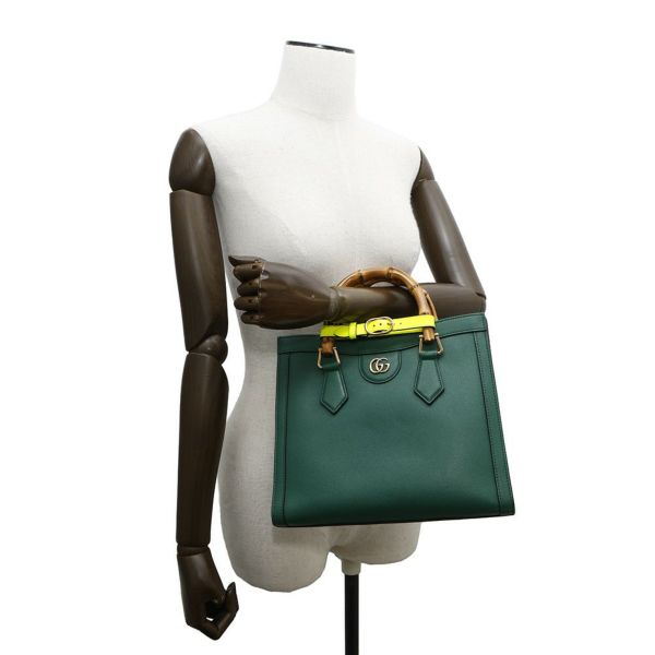 グッチ ハンドバッグ ダイアナ スモール バンブーハンドル 660195 GUCCI 2wayショルダーバッグ