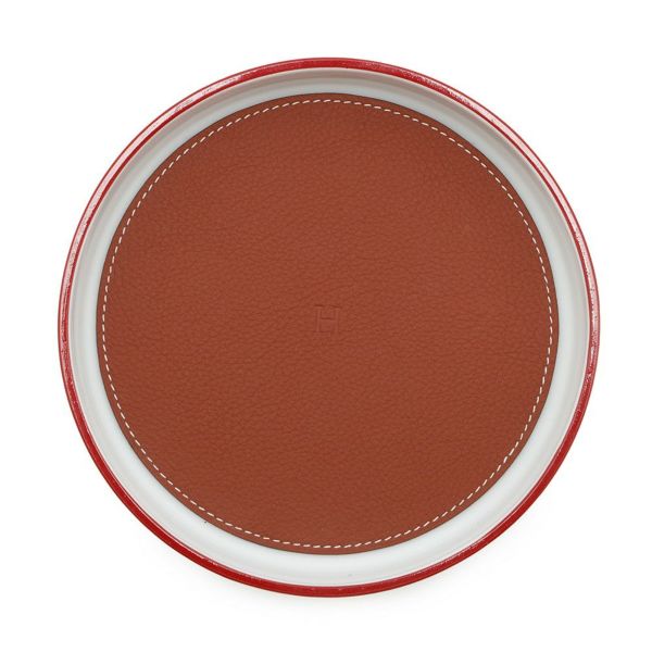 エルメス トレー キルケ ローズナンフ ポーセリン/トリヨン・リス HERMES ラウンドトレー トレイ