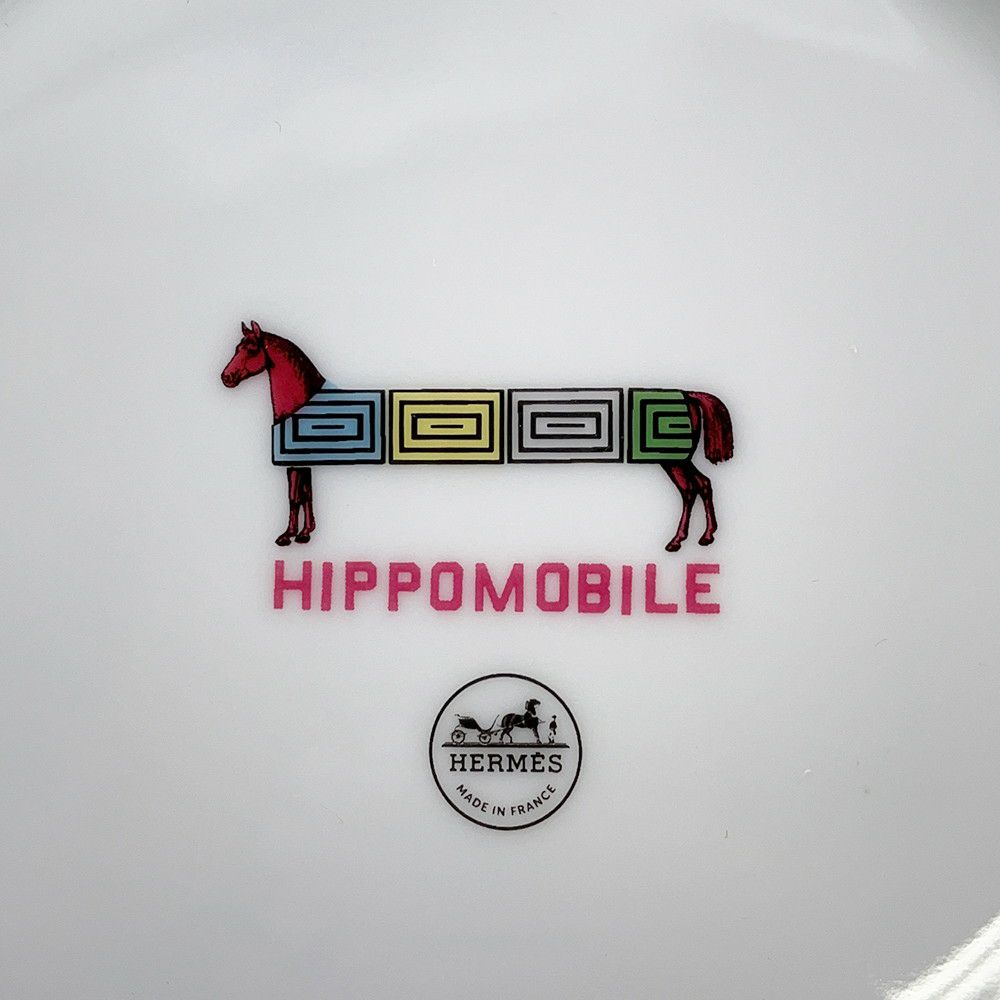 エルメス プレート エルメス イポモビル NO4 デザート プレート 陶器 HERMES 食器