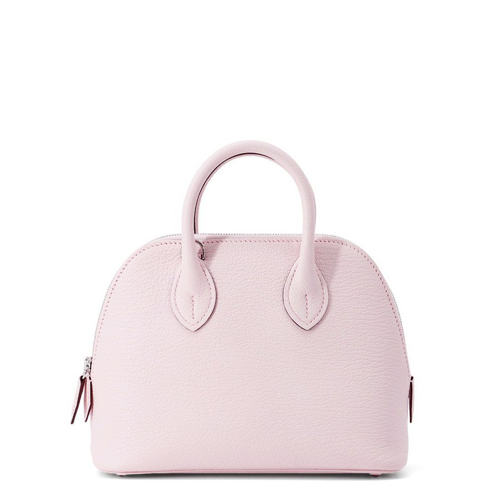 エルメス ボリード1923 ミニ ローズダーリン/シルバー金具 シェブルミゾル K刻印 2wayショルダー