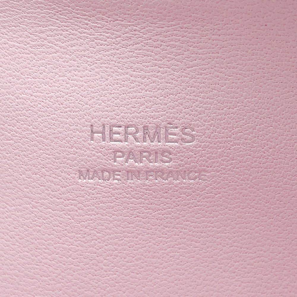 エルメス ボリード1923 ミニ ローズダーリン/シルバー金具 シェブルミゾル K刻印 2wayショルダー