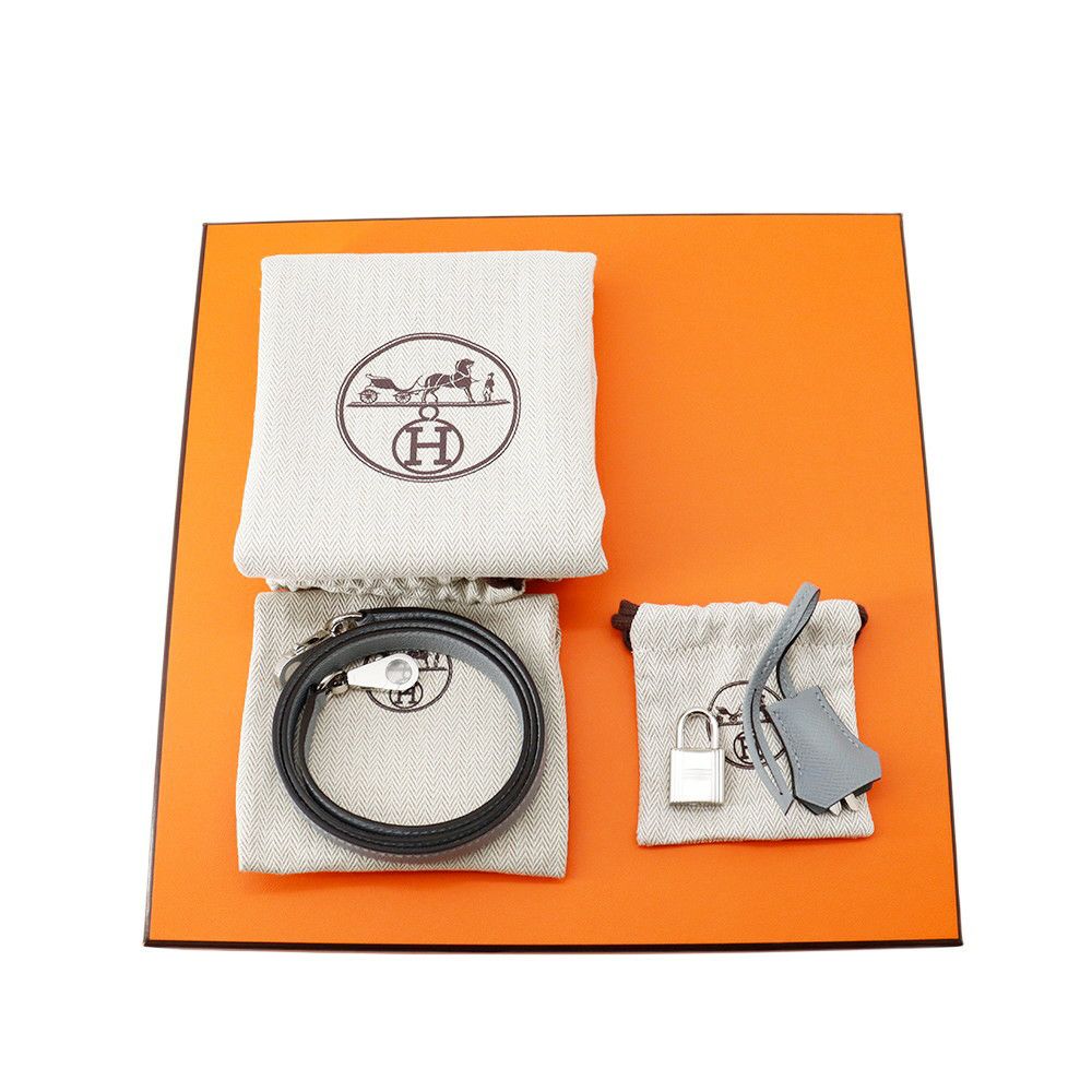 エルメス ボリード1923 25 グリパンタン/シルバー金具 エプソン K刻印 2wayショルダー