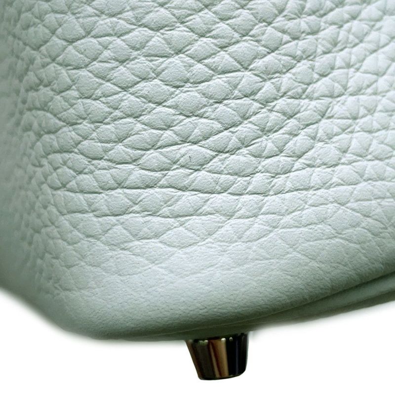 エルメス ハンドバッグ ピコタンロックPM ブルーペール/シルバー金具 トリヨンクレマンス W刻印