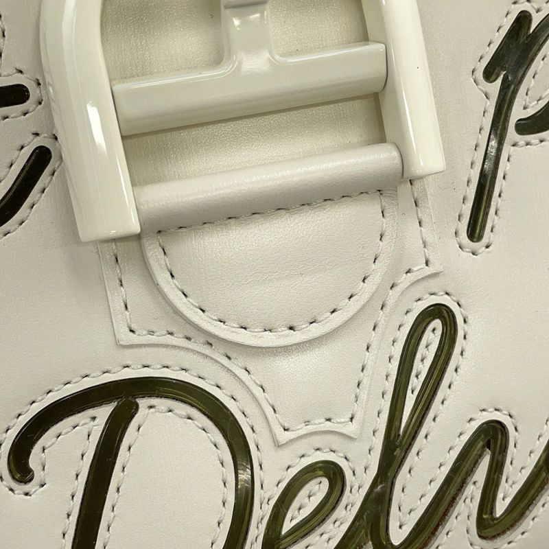 デルヴォー ハンドバッグ ブリヨン ルーモア MM ボックスカーフ AA0480BFF010DCM Delvaux 2way 白