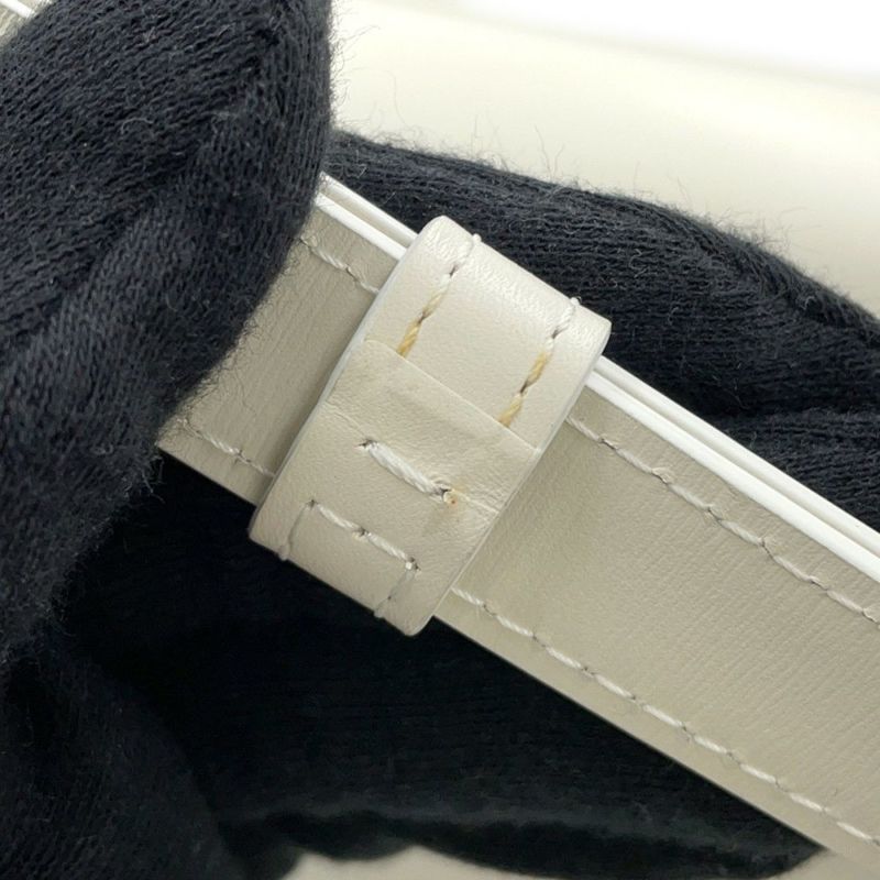 デルヴォー ハンドバッグ ブリヨン ルーモア MM ボックスカーフ AA0480BFF010DCM Delvaux 2way 白