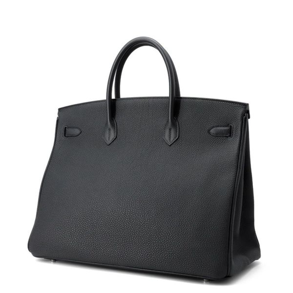 エルメス バーキン40 キャバン/シルバー金具 トゴ U刻印 HERMES Birkin ハンドバッグ