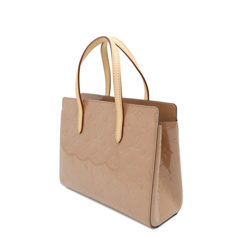 ルイヴィトン トートバッグ モノグラム・ヴェルニ カタリーナ M90015 LOUIS VUITTON ピンクベージュ
