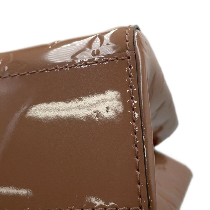 ルイヴィトン トートバッグ モノグラム・ヴェルニ カタリーナ M90015 LOUIS VUITTON ピンクベージュ