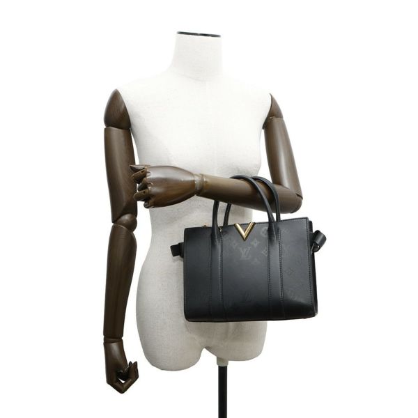 ルイヴィトン ハンドバッグ モノグラム/カーフレザー ヴェリージップトート M53648 2wayショルダーバッグ 黒 ブラック