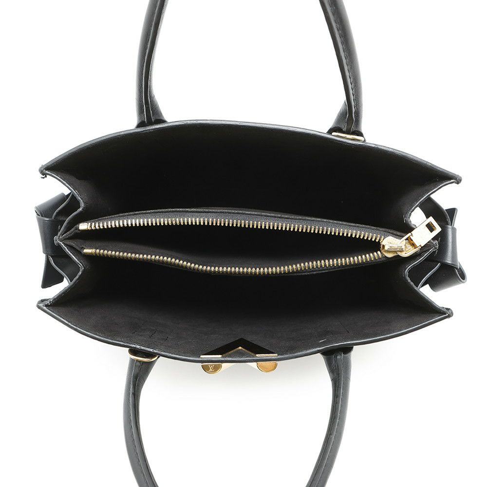 ルイヴィトン ハンドバッグ モノグラム/カーフレザー ヴェリージップトート M53648 2wayショルダーバッグ 黒 ブラック