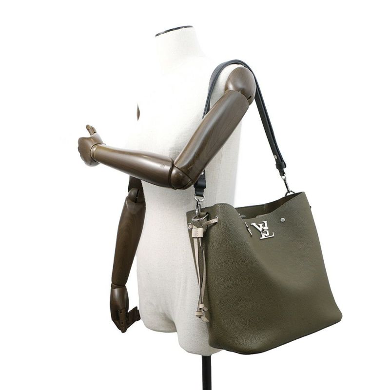 ルイヴィトン ショルダーバッグ グレインカーフレザー ロックミー・バケット M55439 2way