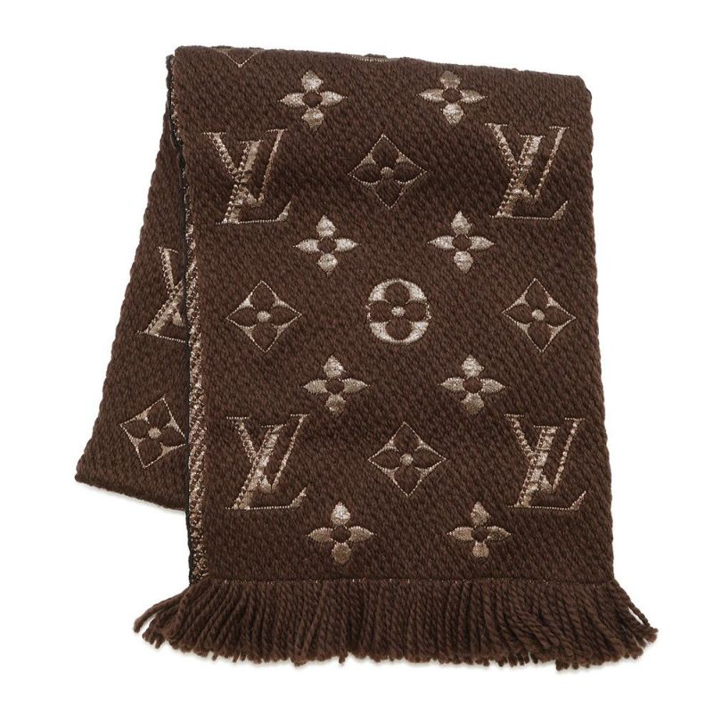 ルイヴィトン マフラー モノグラム エシャルプ・ロゴマニア シャイン M71383 LOUIS VUITTON ヴィトン