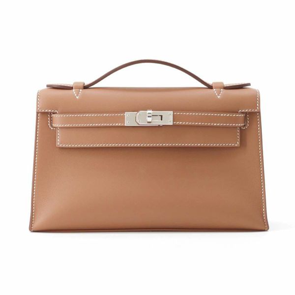 エルメス ハンドバッグ ポシェットケリー ゴールド/シルバー金具 スイフト W刻印 HERMES バッグ |  中古・新品ブランド販売ギャラリーレア公式通販