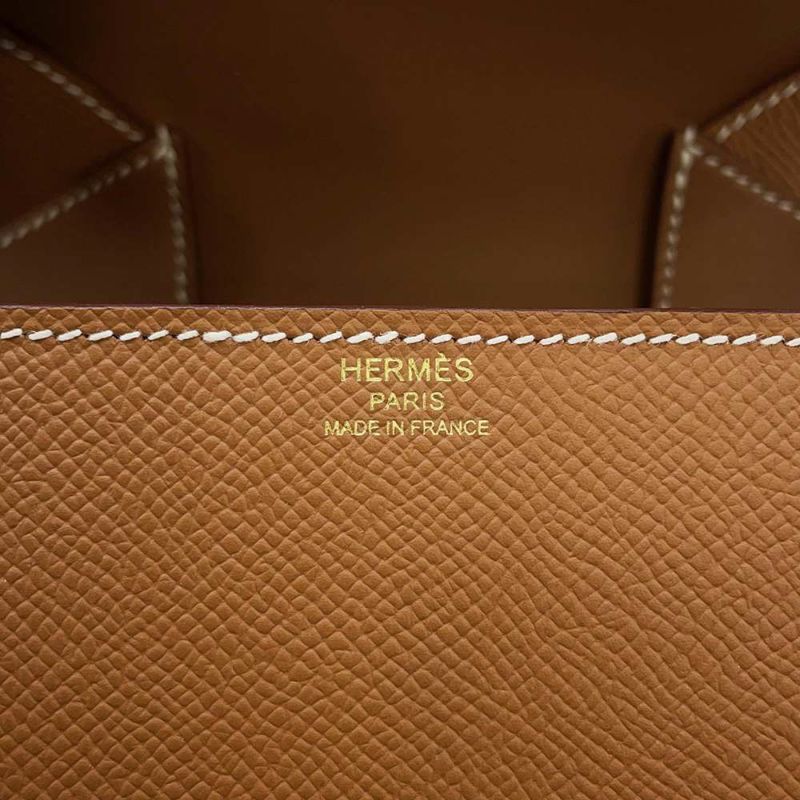 エルメス デッラ・カヴァッレリア ミニ ゴールド/ゴールド金具 ヴォーエプソン B刻印