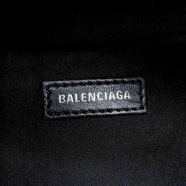 バレンシアガ ボディバッグ Bロゴ レザー 580028 BALENCIAGA ウエストバッグ ベルトバッグ 黒