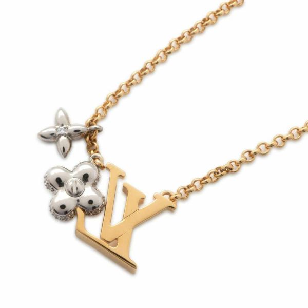 ルイヴィトン ネックレス LV グラム パンダント メタル M01265 LOUIS VUITTON アクセサリー