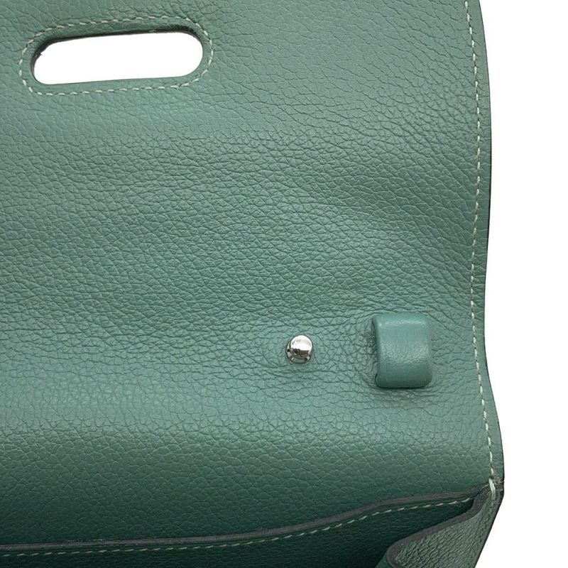 エルメス ショルダーバッグ ミニ コンヴォワイユール ブルー/シルバー金具 エバーカラー □R刻印 HERMES