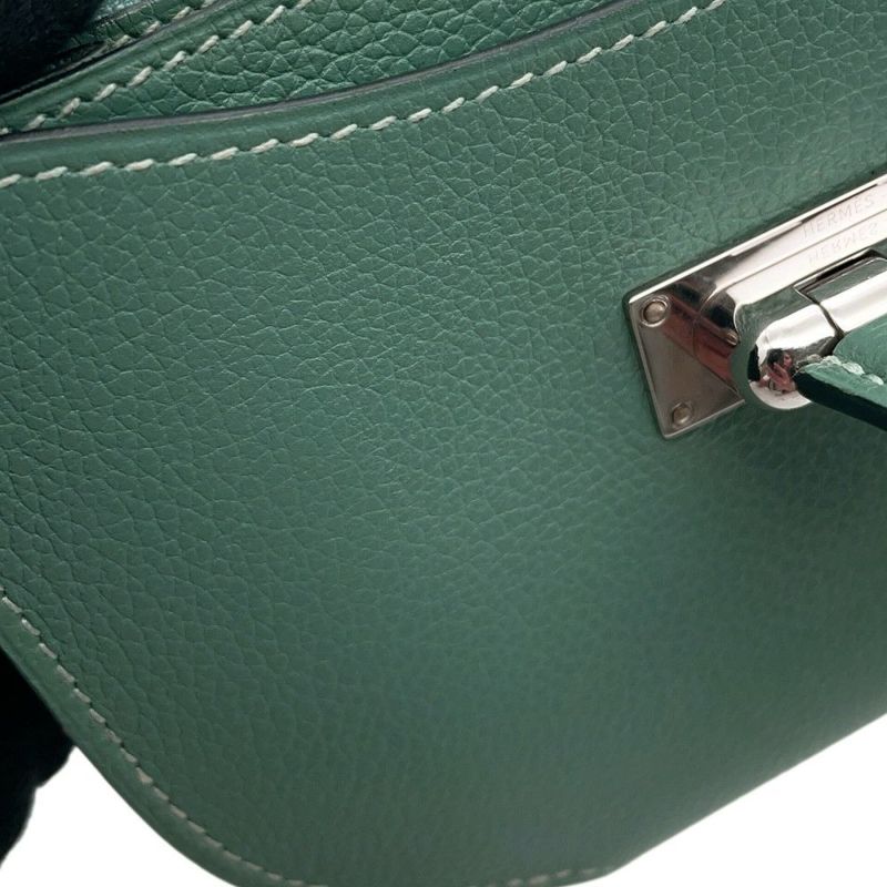 エルメス ショルダーバッグ ミニ コンヴォワイユール ブルー/シルバー金具 エバーカラー □R刻印 HERMES