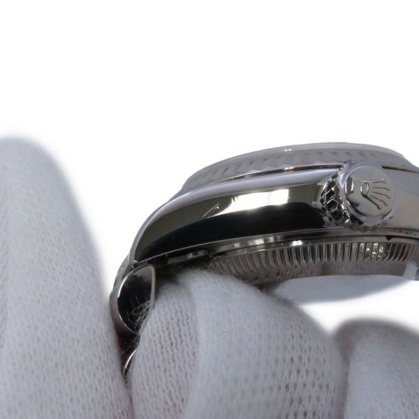 ロレックス デイトジャスト A番 SS/K18WG 79174 ROLEX 腕時計 ピンク文字盤 ローマン