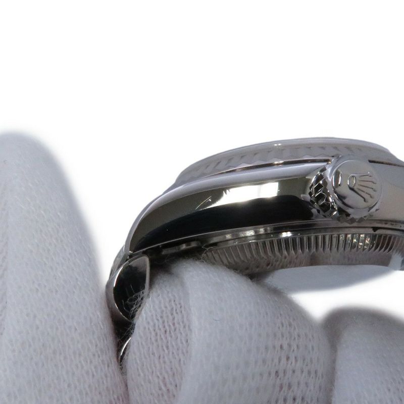 ロレックス デイトジャスト A番 SS/K18WG 79174 ROLEX 腕時計 ピンク文字盤 ローマン