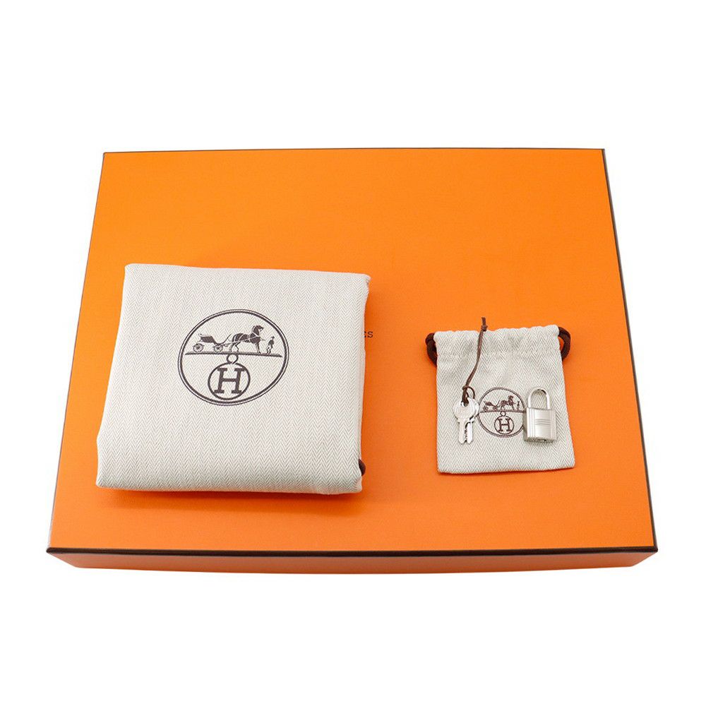 エルメス ハンドバッグ ピコタンロックMM ブルーニュイ/シルバー金具 トリヨンクレマンス Z刻印