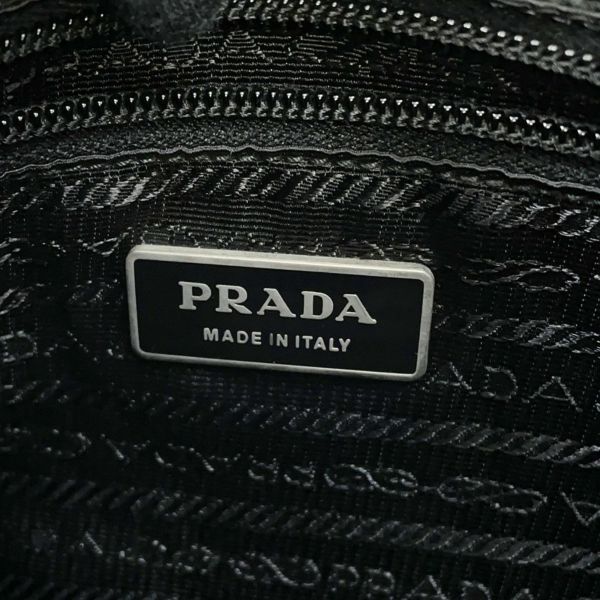 プラダ ショルダーバッグ タッセル ナイロン PRADA ポシェット 黒