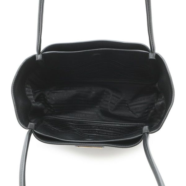 プラダ トートバッグ ショッピングトート レザー 1BG539 PRADA 黒