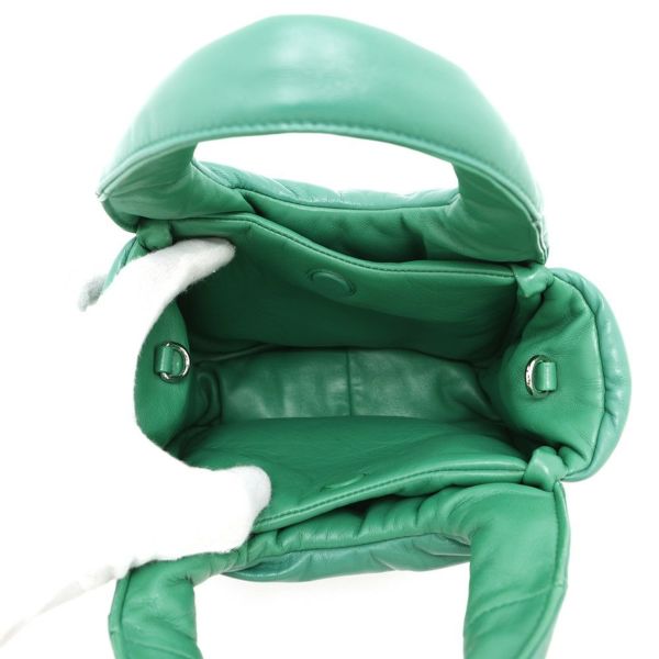 プラダ ハンドバッグ トライアングルロゴ ミニ ソフトナッパレザー 1BA359 PRADA 2way