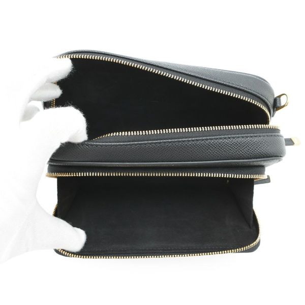 クリスチャン・ディオール ショルダーバッグ カロ ダブルポーチ S7431UBAE Christian Dior 黒