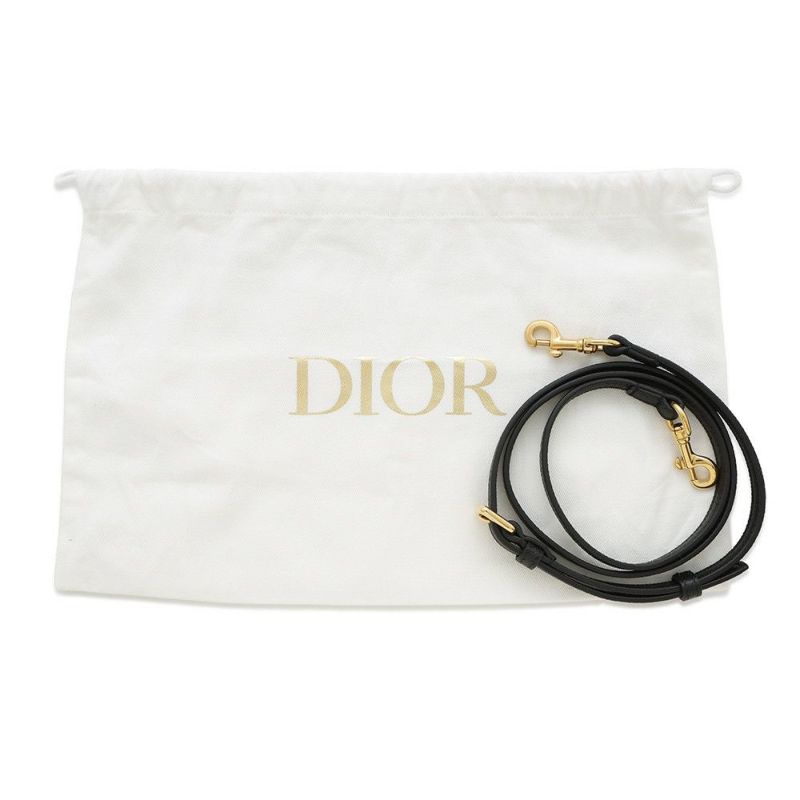 クリスチャン・ディオール ショルダーバッグ カロ ダブルポーチ S7431UBAE Christian Dior 黒