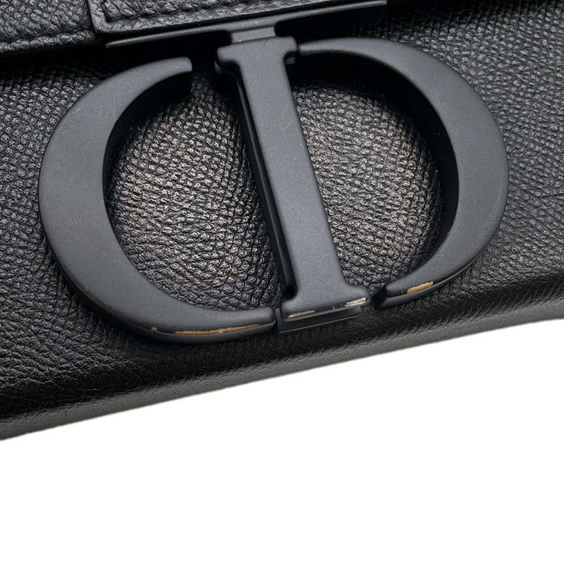 クリスチャン・ディオール ショルダーバッグ モンテーニュ30 レザー M9204SBAV_M989 Christian Dior バッグ 黒