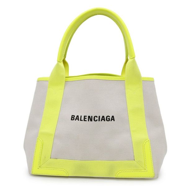 バレンシアガ トートバッグ ネイビーカバス S ポーチ付 339933 BALENCIAGA スモールサイズ バッグ