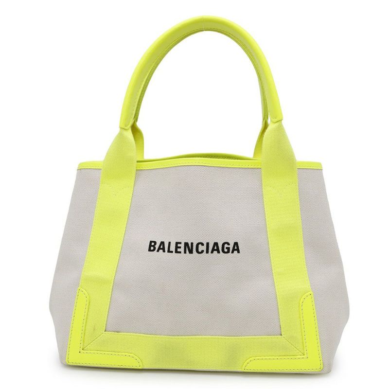 バレンシアガ トートバッグ ネイビーカバス S ポーチ付 339933 BALENCIAGA スモールサイズ バッグ